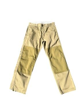 Todd Snyder 5 Pocket Pants Mens 31 Tan Patchwork Utility Cotton Cropped Workwear